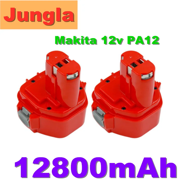 Električni alati Punjiva baterija 12 v, 12800 mah Ni-CD za Bušilice Makita bateria 1220 1222 1233 S PA12 1235B 638347-8-2 192681-5