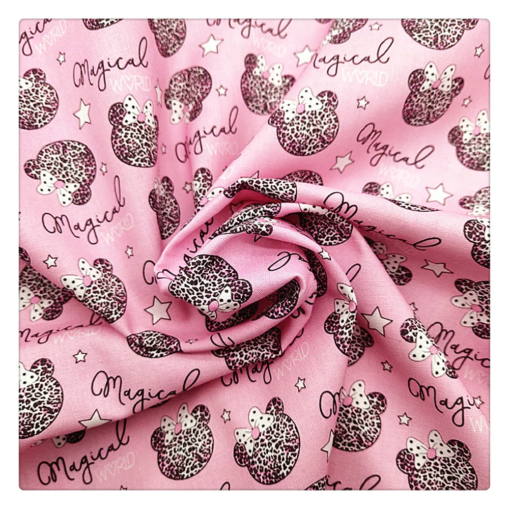 FABFAIRY nudi sve vrste 100% Pamučne tkanine sa po cijeloj površini, Ružičasta i slatka dizajner tkanine Za haljine Za Djevojčice, odjeća za Šivanje svojim rukama