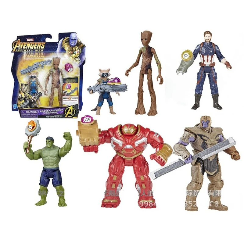 Stablo Osoba Грут Skup Marvel Guardians Galaxy Raketa Rakun Iron Man I Hulk Crna Udovica Figurica Model