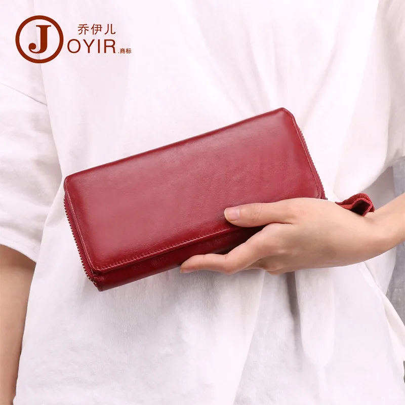 Ženska moda RFID-антимагнитная torba-клатч s nekoliko karata u korejskom stilu, kožna torba od prave Kože, prekogranična nove Proizvode