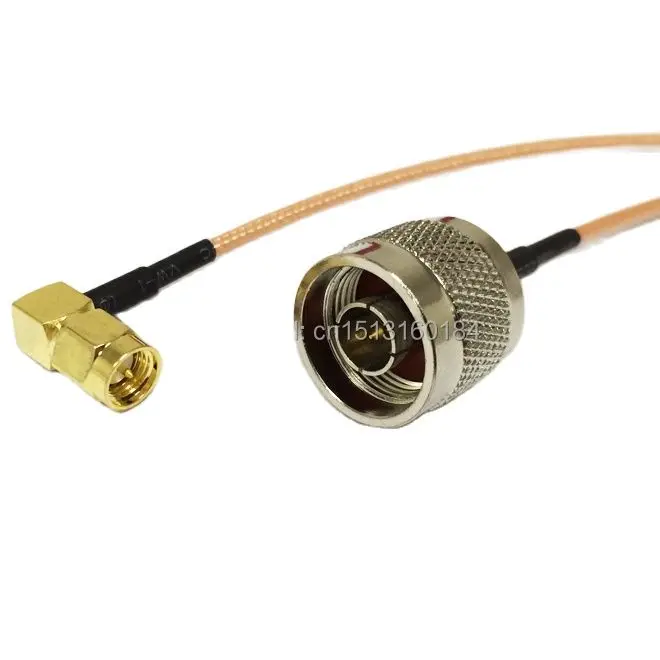 Novi Modem Kabel SMA Priključak Pod Pravim kutom u odnosu na N Штекерному Priključak za RG316 Kabel 15 CM (6 inča Adapter RF Pletenica