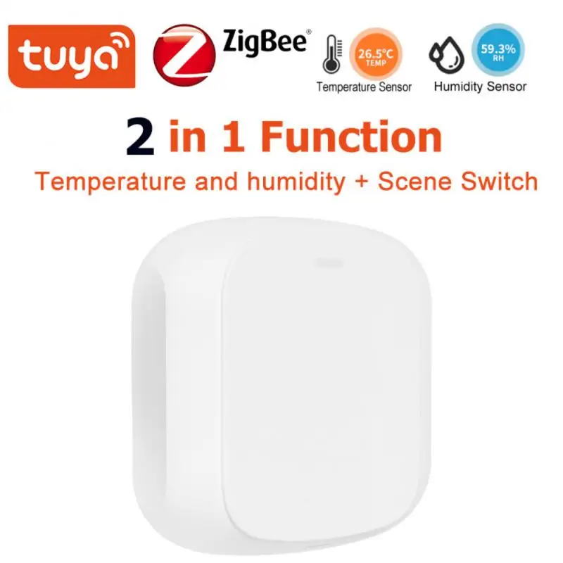 Tuya WIFI/Zigbee Senzor za temperaturu i vlagu i prekidač sceni 2 u 1 Kontroler гигрометра za prostorije Smart Life Control App