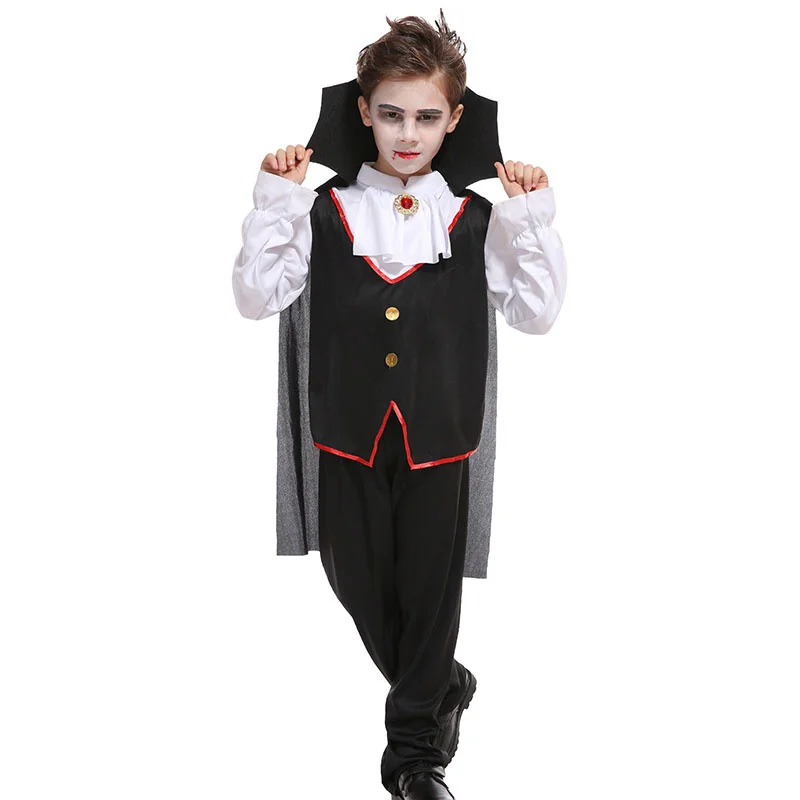 Karnevalska Zabava Halloween Djeca Dječji Kostim Vampira Fantazija Princ Vampir Cosplay za Dječaka