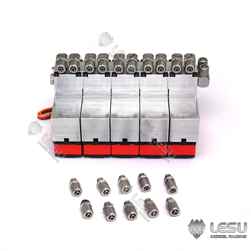 Jednosmjerni Ventil LESU 5CH s elektrotermičkim pogonima izvršnih uređaja 5 kom. za 1/14 RC Hidraulični Kamion Utovarivač Bager DIY TAMIYA Model
