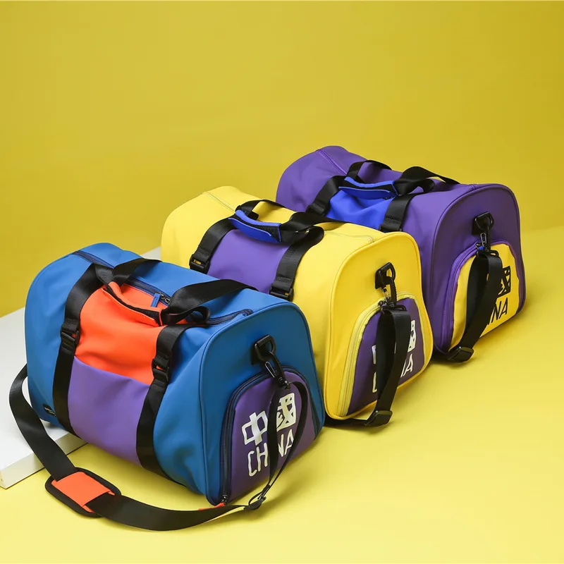 Putnu torbu Ambalažni Kocke Torba-тоут za ručnu prtljagu, Sportsku torbu na jedno rame torba Sport Suha i Vlažna Zaseban Ogranak za Par cipela