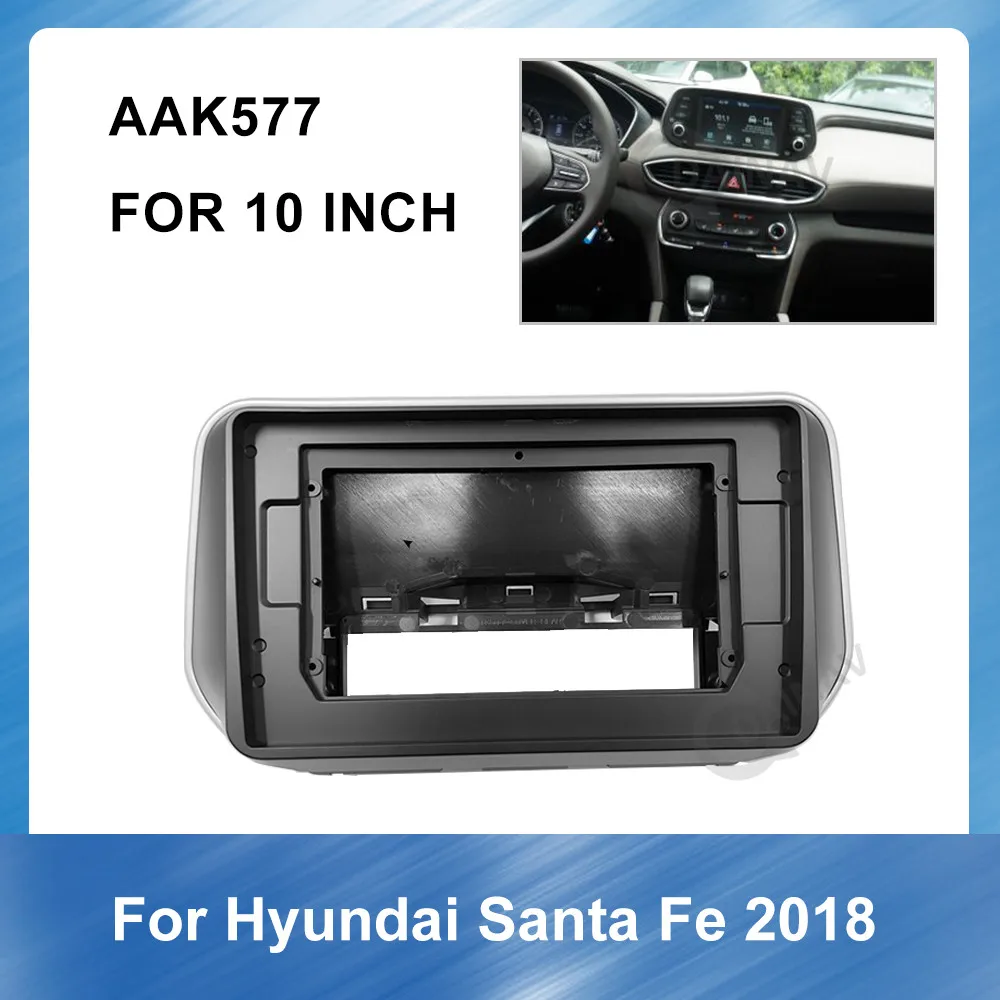 10 Cm Ugradnja auto radio GPS mp5 Plastični Poklopac Fascije okvir za Hyundai Santa Fe 2018 Specijalni Komplet, Obloge ploče s Instrumentima Okvir Ploča