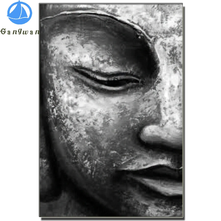 Crna, bijela knjiga o Umjetnosti Buda uzorak DIY Dijamant Slikarstvo Setovi Puni Dijamant Vez Križem Gorski Kristal Mozaik Mural