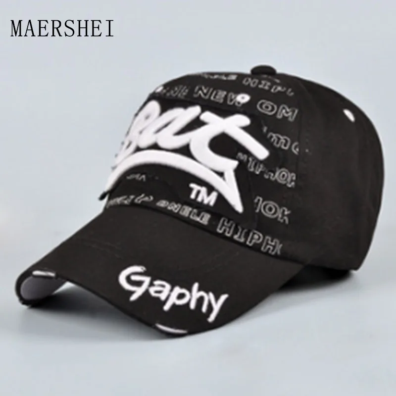 MAERSHEI Snapback zakrivljena kapu muška i ženska kapu sa izvezenim slovima šišmiša Gorras