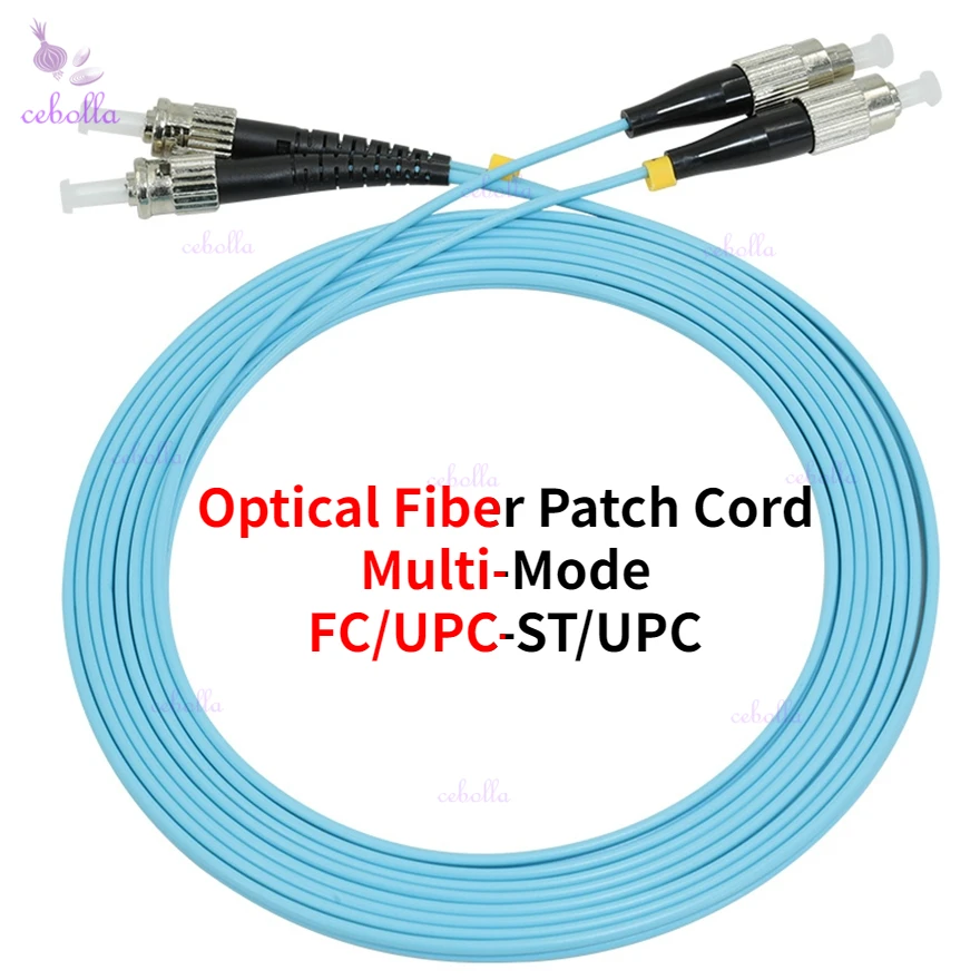 10 kom./lot FC-ST 10 Gbit/s om3 MM 50/125 multi-mode fiber optičkih Patch kabel 2,0 mm Duplex FC/UPC-ST/UPC Fiber-optički skakač