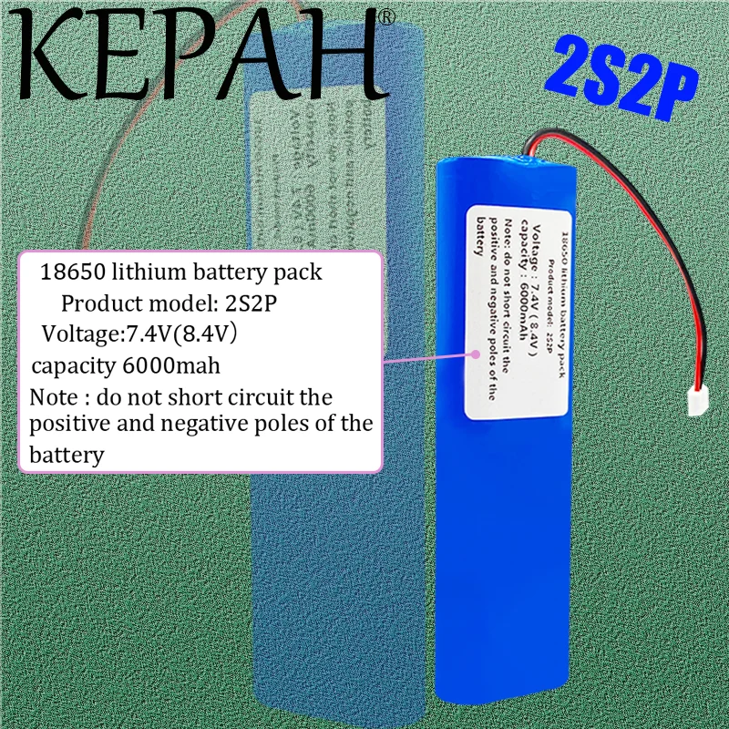 7,4 U 18650-2S2P 6000 mah litij baterija baterija baterija baterija baterija li-ion punjiva baterija 18650