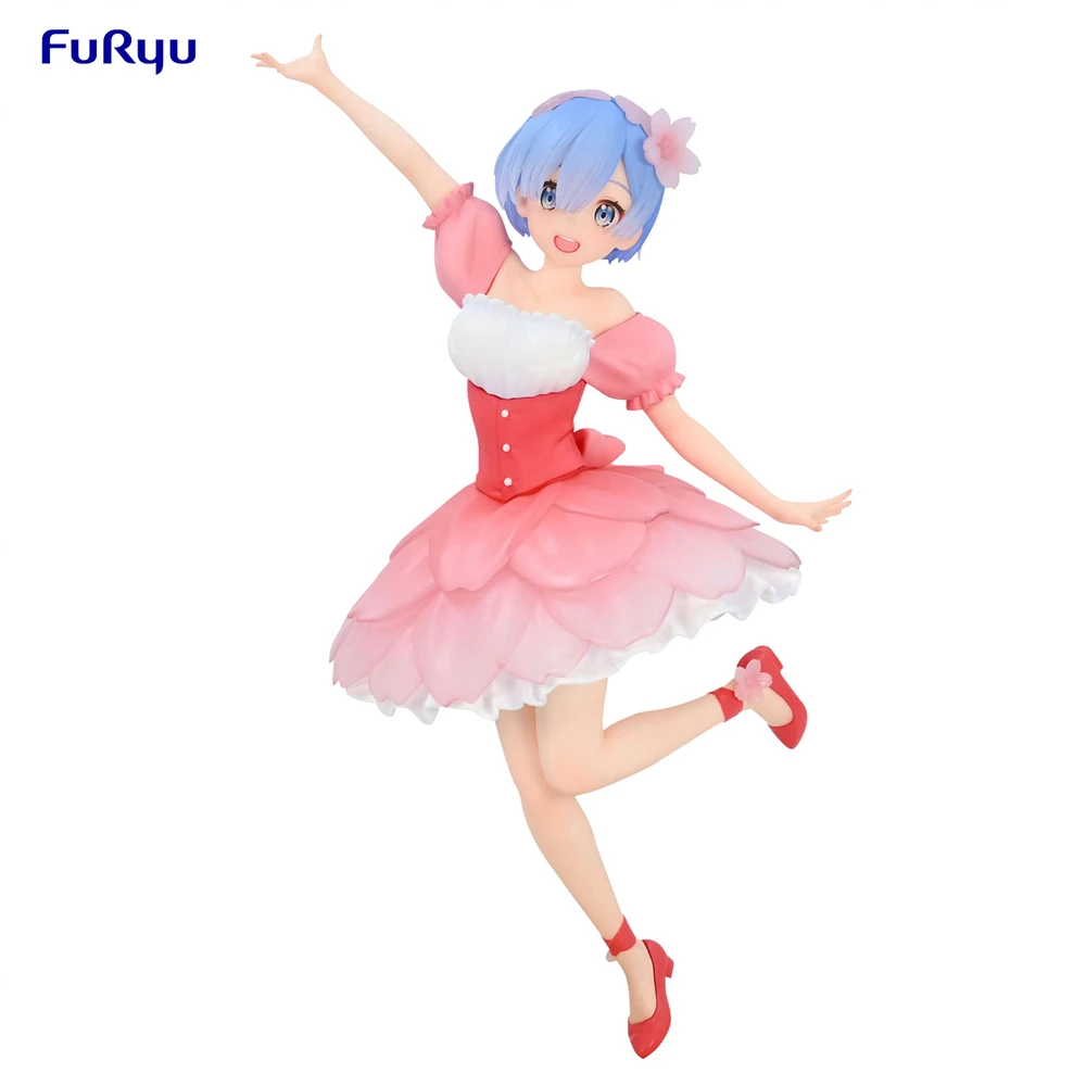 Pre prodaja Re: život u nekom drugom svijetu od nule Rem Procvata Trešnja Japan Anime Lik Model Igračke Crtani figurice Model Uređenja