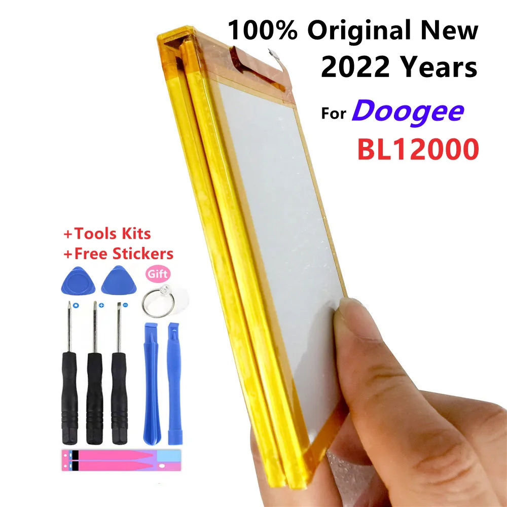 2022 Novi DOOGEE BL12000 baterija 12000 mah 100% Original bateriju 6,0 cm MTK6763T DOOGEE BL12000 Pro Zamjena