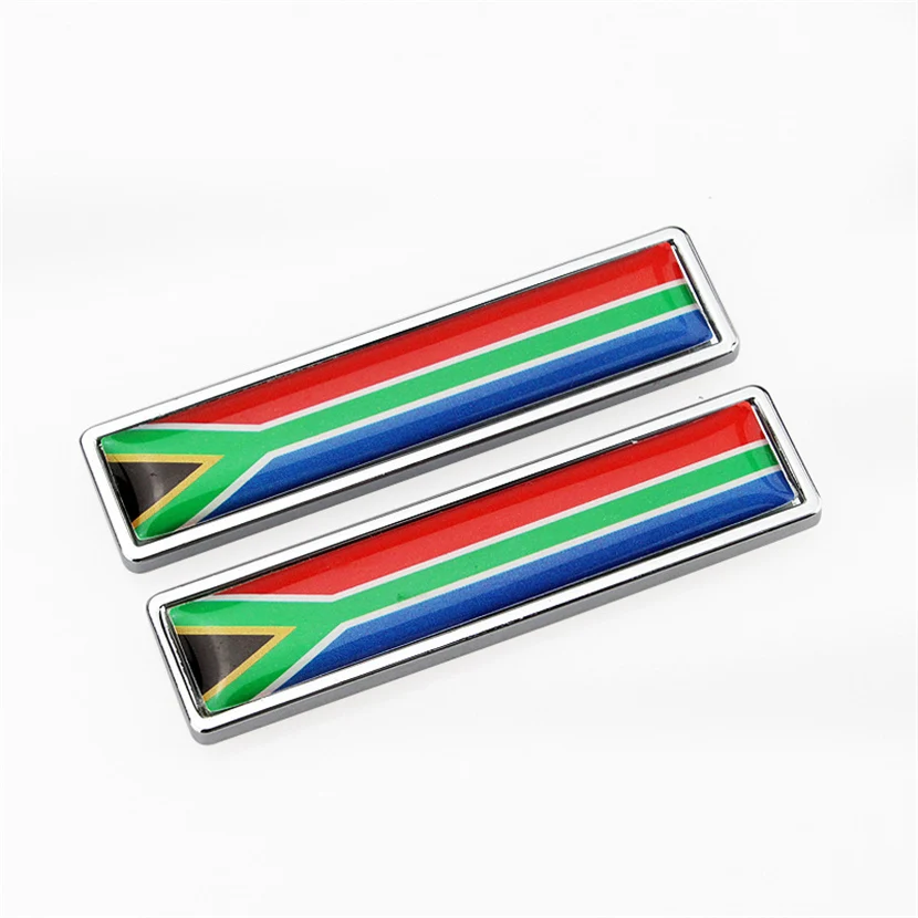 3D Metalni Auto Oznaka 1 Par zastavu Južne Afrike Naljepnica Ukras Ikonu Amblem Pribor Auto Naljepnice Za Audi, Bmw, Toyota, Seat