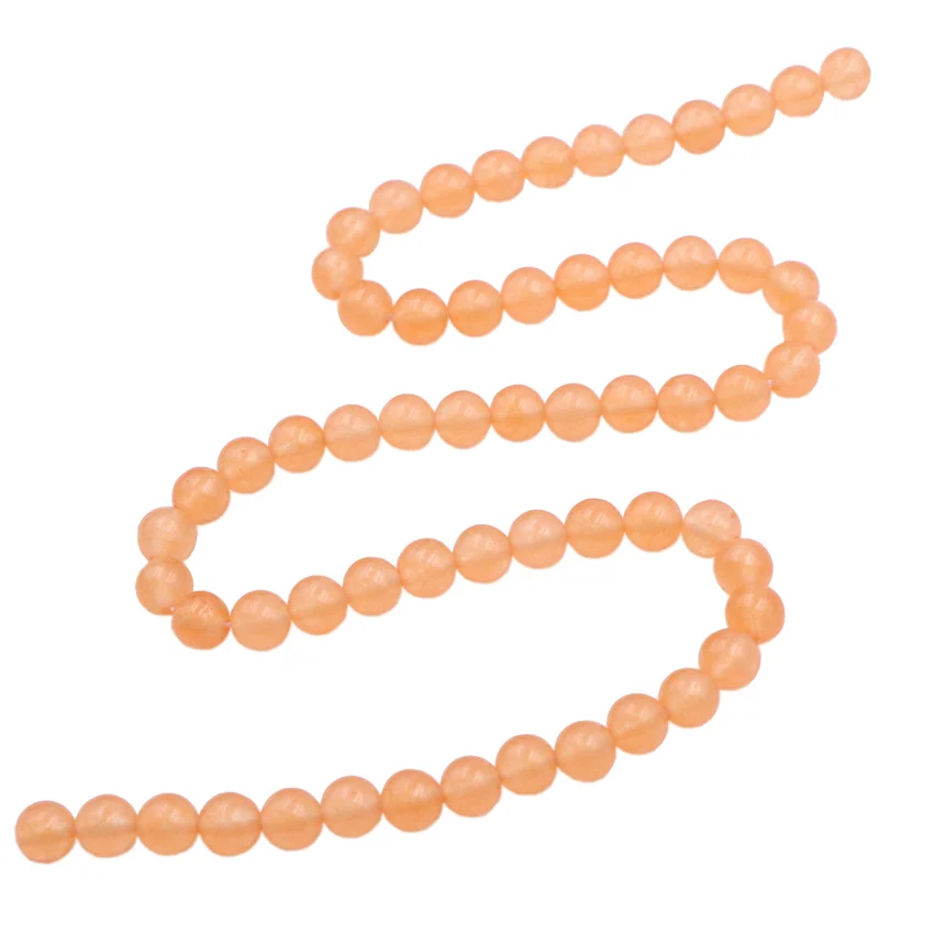 Prirodni Kamen Kristalne Perle Glatka Slobodnih Zrna Jades 6 mm Okrugle Perle za Izradu Nakita DIY Vratne Narukvica Pribor 15 