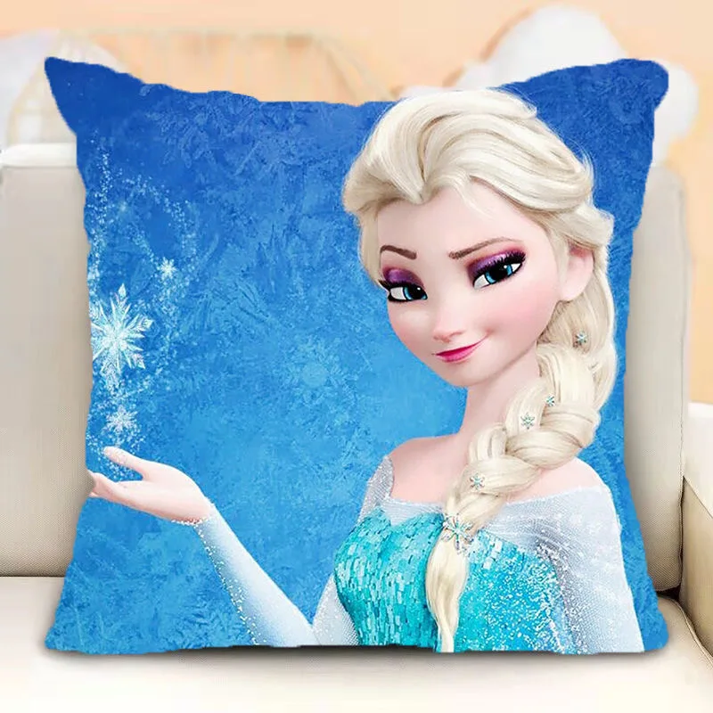 Popusti Smrznuto Elsa Ana Princeza Za Djevojčice Ukrasne/jastučnice s nap Jastučnice na Kauč Ležaj Dječji rođendanski Poklon 40x40 cm