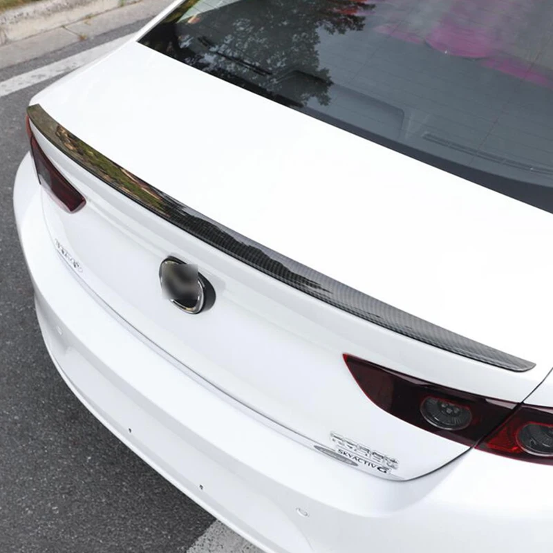 ZA Nova Mazda 3 Prtljažniku AUTOMOBILA Stražnji Spojler Krila 2019 2020 Mazda3 Kvalitetne ABS Materijal Mali Rep Peraje Trim Popravak Pribor M3
