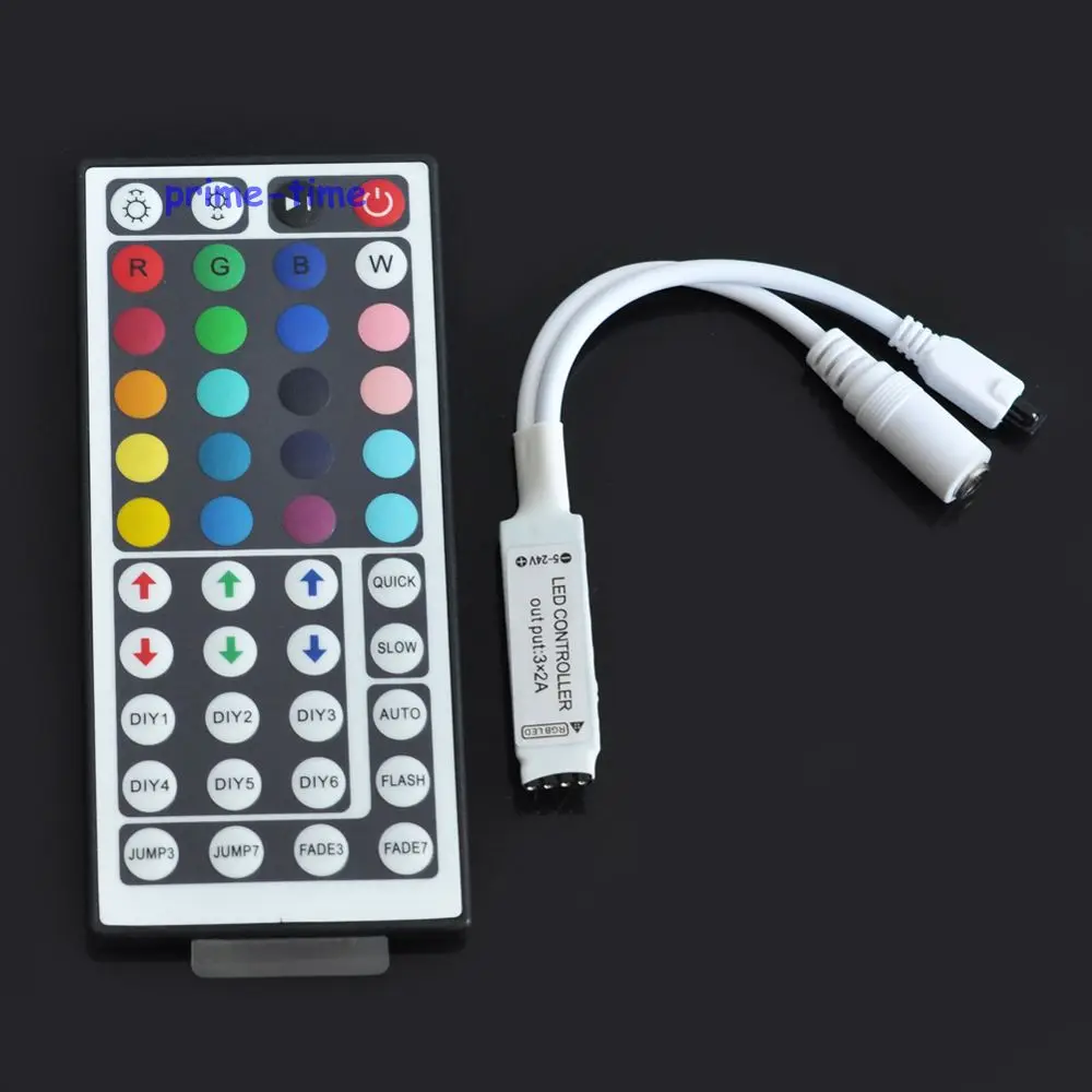 44 ključ IR LED RGB mini Controler Za 3528 5050 SMD RGB LED Strip lights DC12V 12A