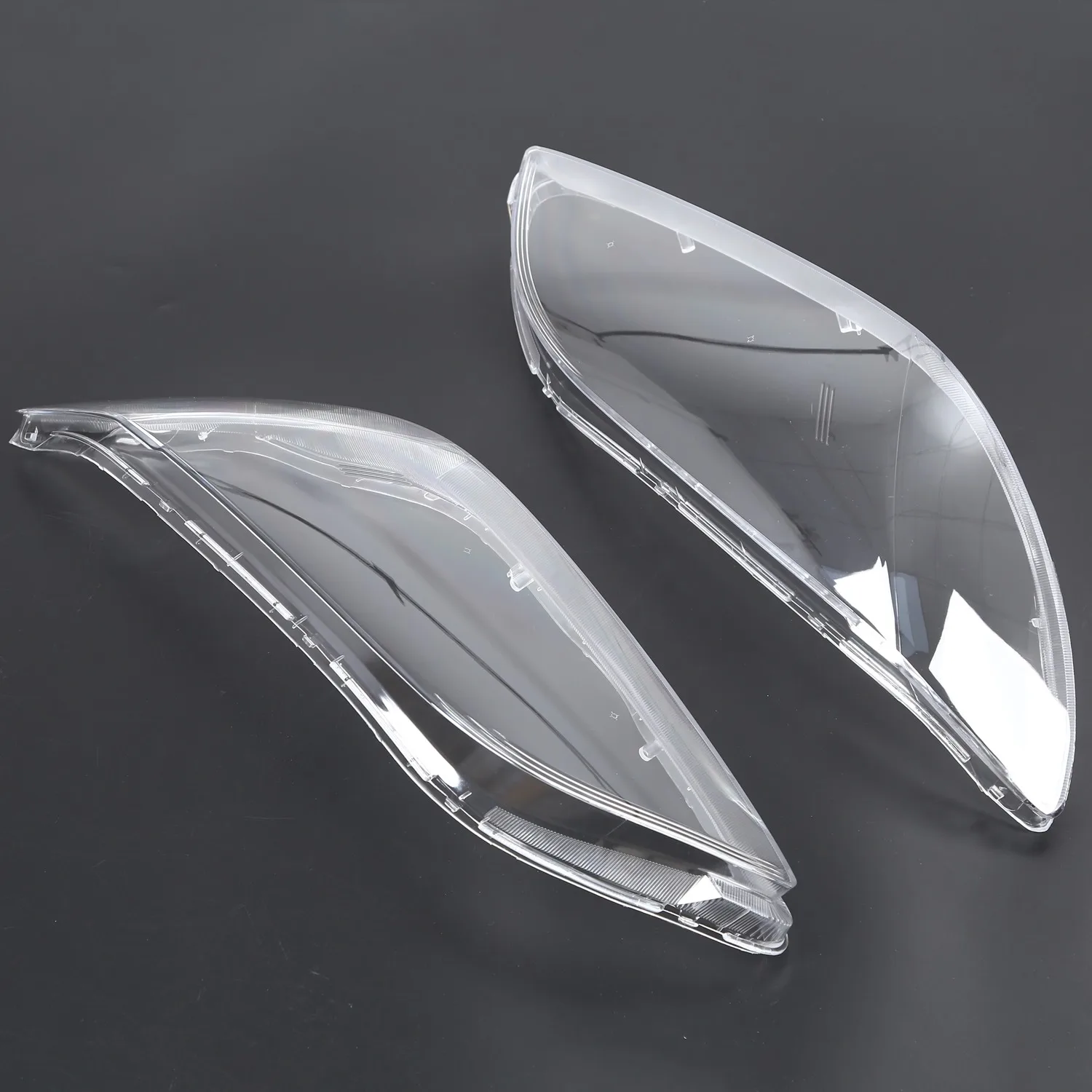 1 Par automobilskih lijevih i desnih prednjih svjetala, Vodootporan Prozirni poklopac objektiva prednja svjetla za Mazda 3 2006-2012