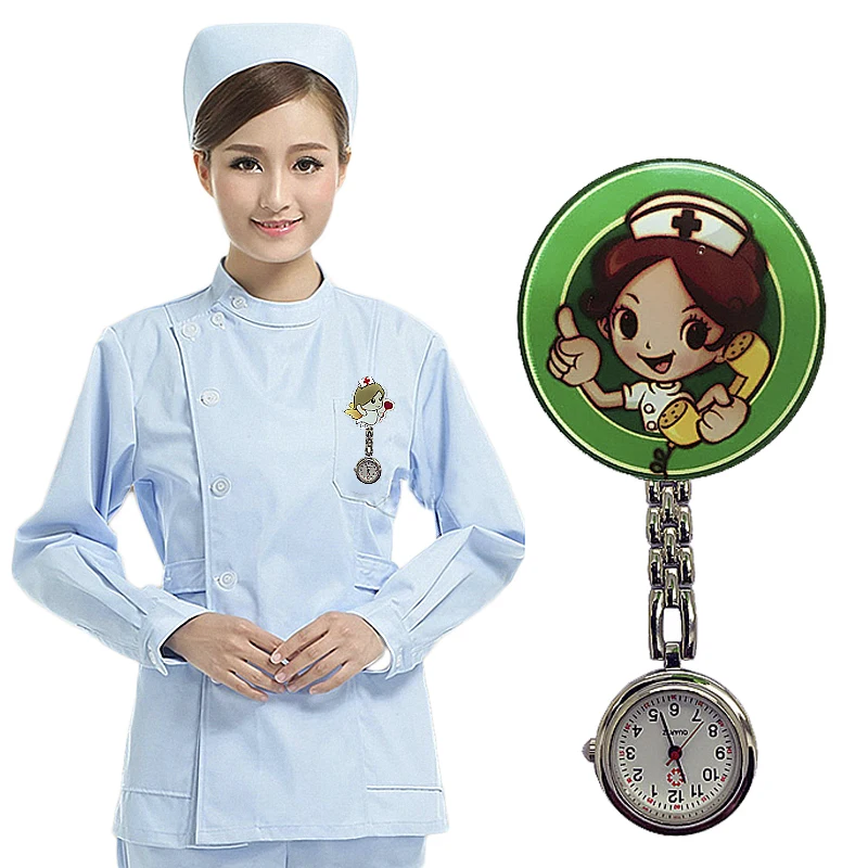 Akril crtani film medicinska sestra tablica visi sat sestra sise sat isječak kvarcni sat