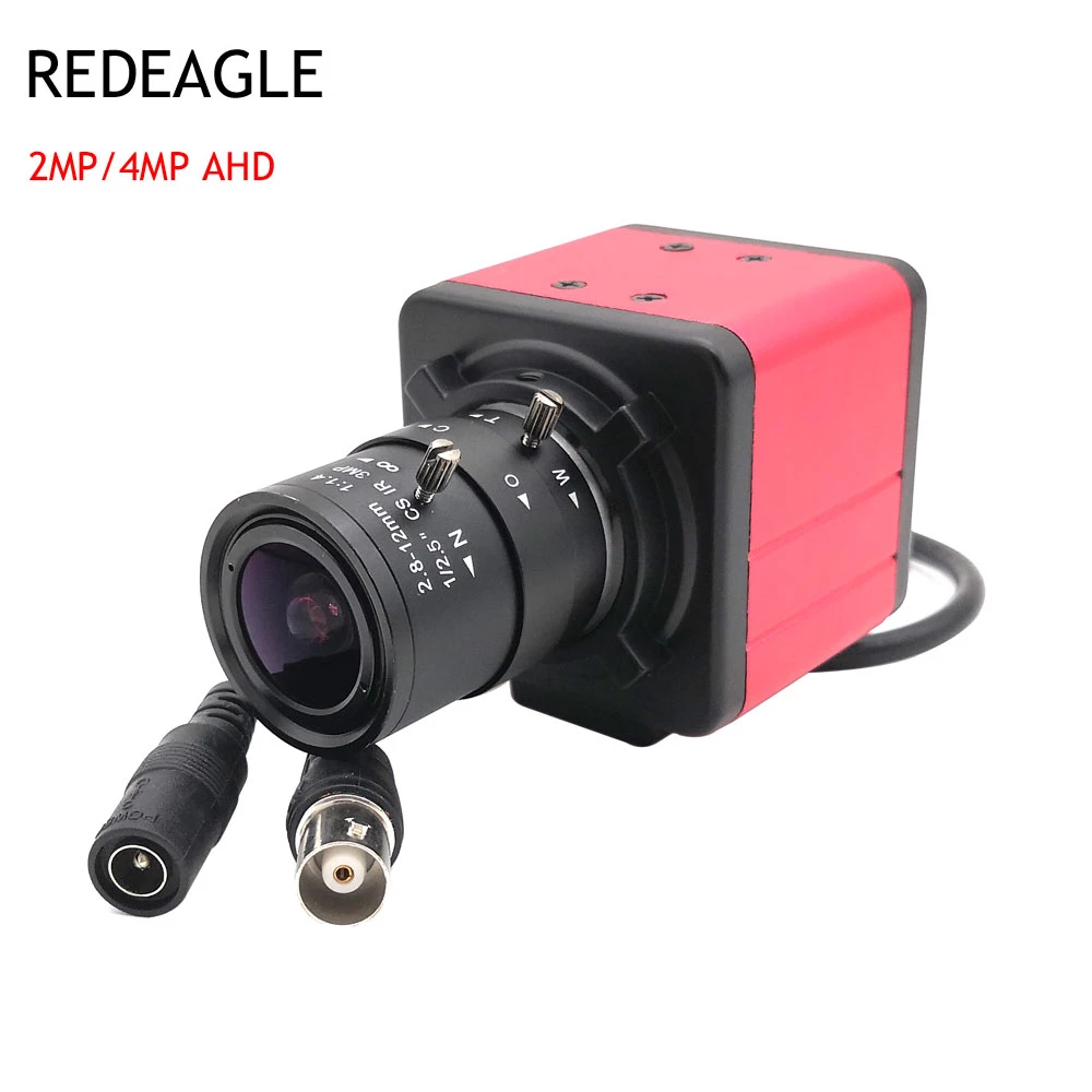 REDEAGLE 2,8-12 mm sa Promjenjivom Žarišnom Udaljenošću Ručni Zoom objektiv Metalno Kućište Sigurnosni video Nadzor, Industrijska 4MP HD AHD Skladište