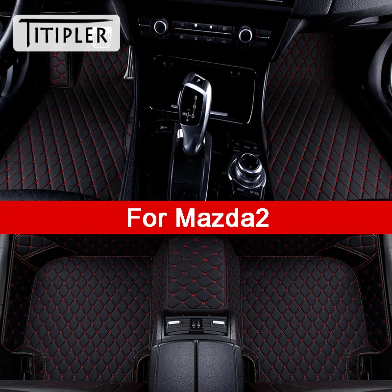 Auto-Tepisi TITIPLER Za Mazda 2 Foot Coche Pribor Tepiha