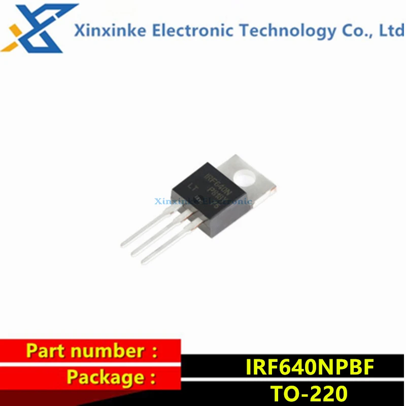 10ШТ IRF640NPBF TO-220 N-kanalni Polje MOSFET Tranzistor 200 U/18 A