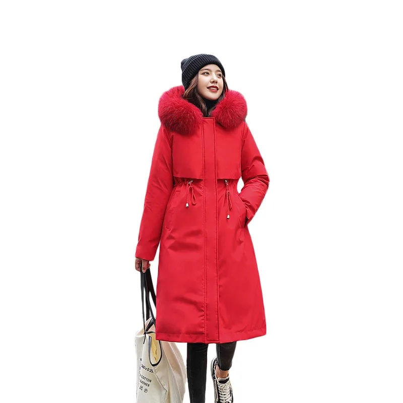 [Removable unutarnji linijski] Pai Prevladao Trend ženske zime 2021, Nova je Duga ženska jakna sa pamučnom postavom, pamučno kaput Y591