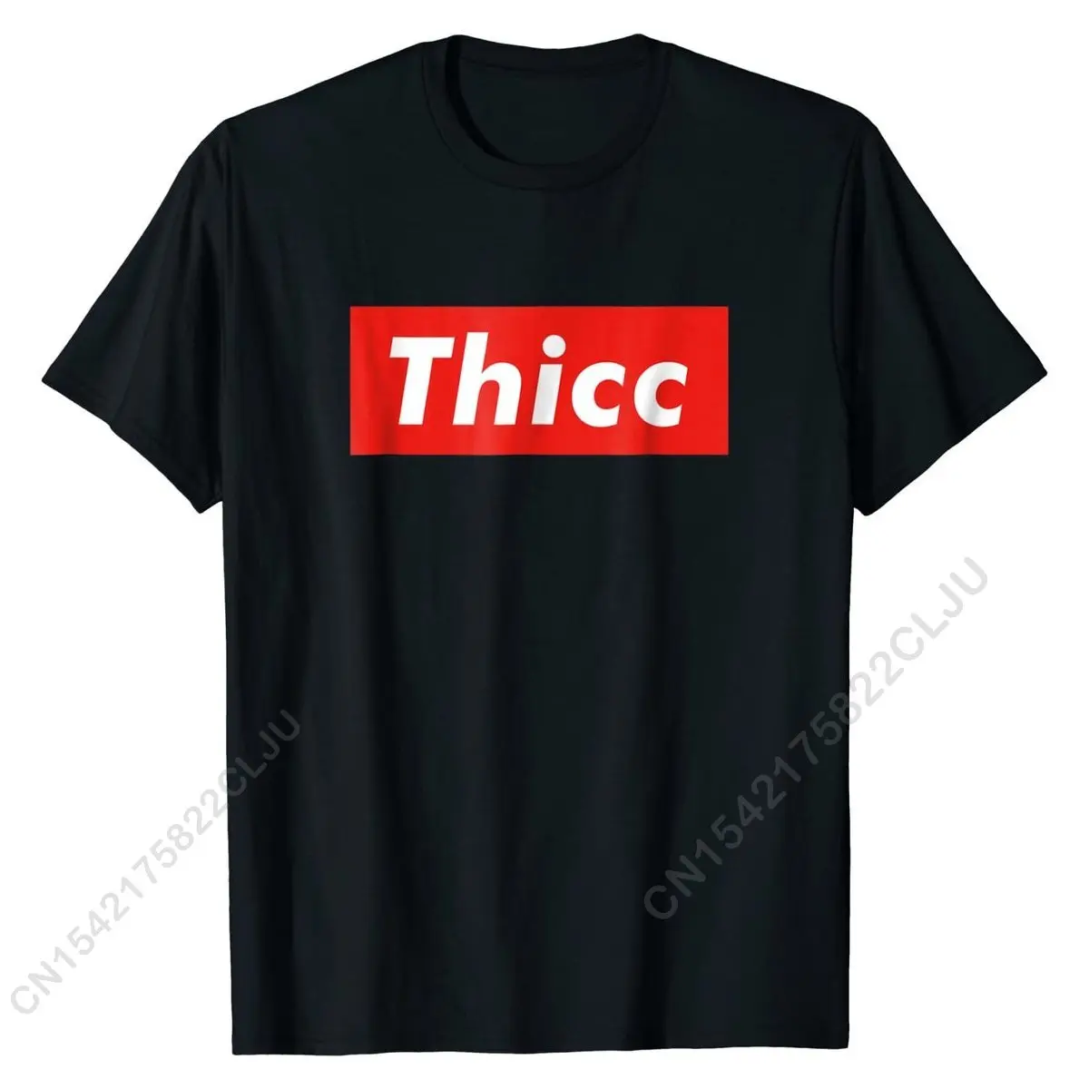 Thicc - Debeli Plijen, Zabavna Majica s Memima, Pamučna Muška Majica, Majice Na Rođendan, Obični Brand, Novi