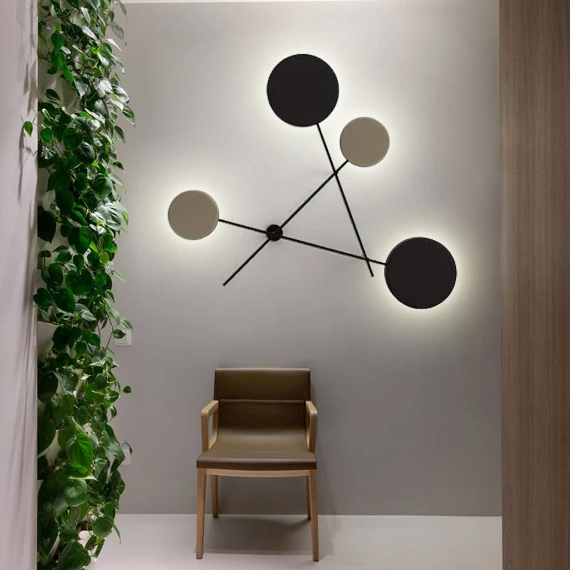 Skandinavski zidna lampa za dnevni boravak moderan kreativni cijele toplo zidna lampa za spavaće sobe minimalistički zidna lampa za koridor