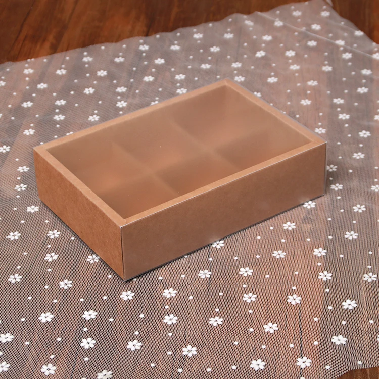 22,5*15,1*5 cm PVC Kutija Proizvodnja Kutija Keks Torta Kutija Bombona Kutija Čokolade Poklon kutija 100 kom/lot Besplatna dostava