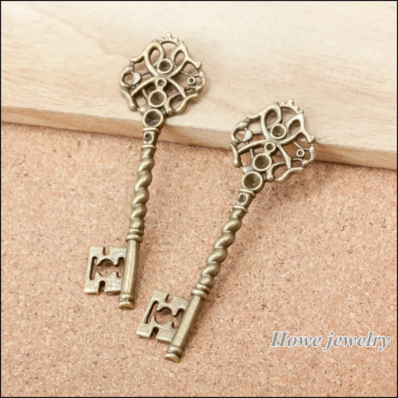30шт Berba Ovjes ključ Privjesak Antička brončana Idealni Narukvice Ogrlice DIY Izrada Metalnih Nakit A072