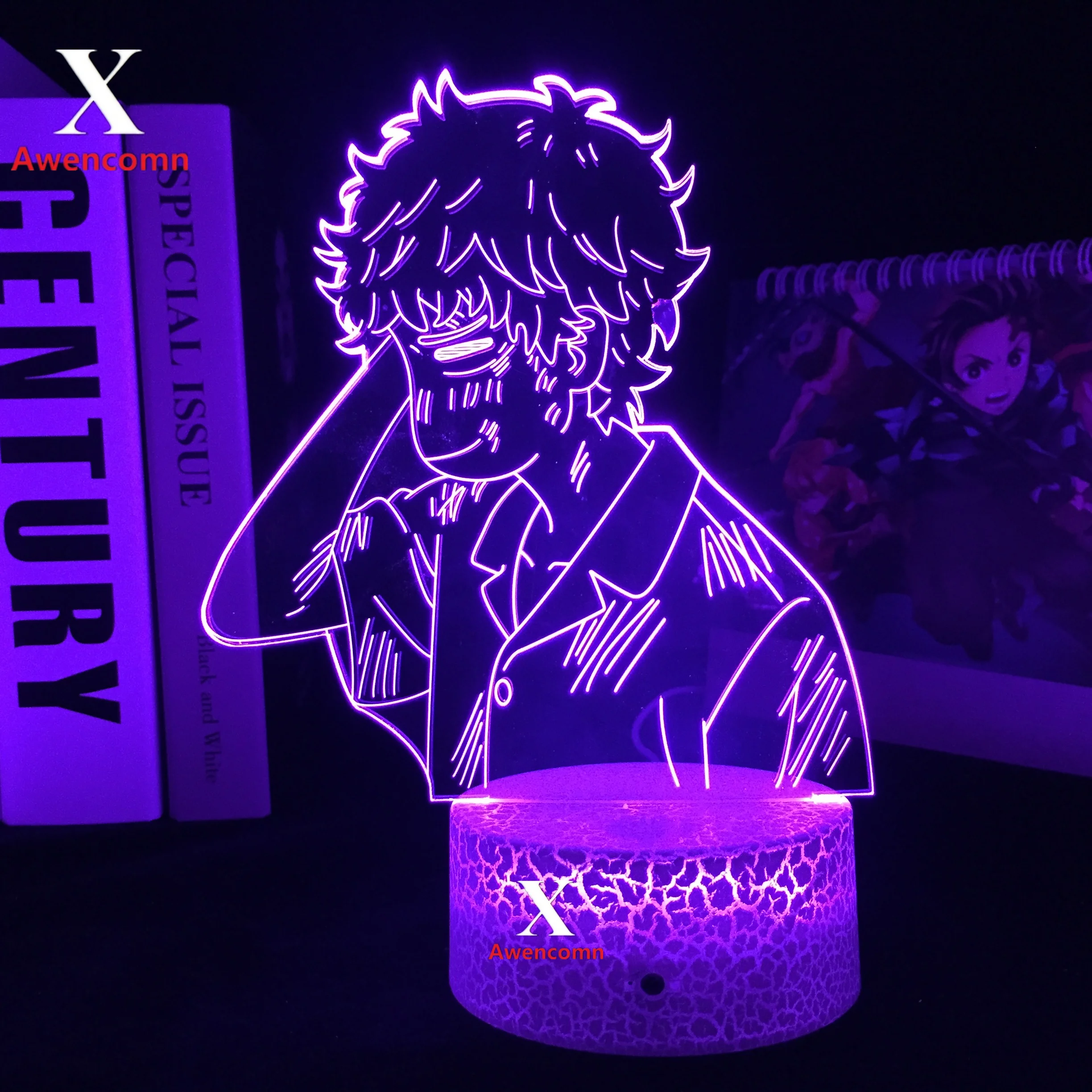 Tokio Osvetnici Anime Дракен Led noćno svjetlo za Poklon za Rođendan Spavaća soba Uređenje Prostorija Stol Manga Tokiju Osvetnici 3D Lampa