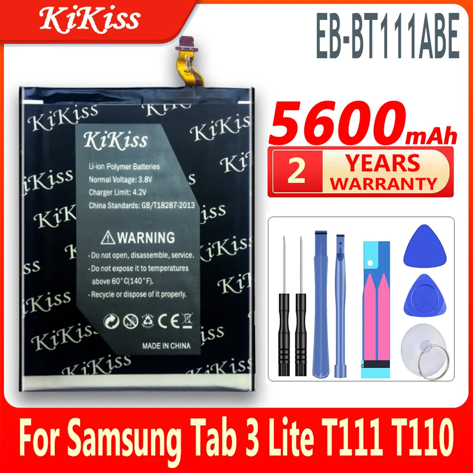 5600 mah Baterija velikog kapaciteta Za Samsung GALAXY Tab 3 Lite 7,0 SM T111 T110 T115 Tableta Litij-ion Polimer Baterija EB-BT111ABE