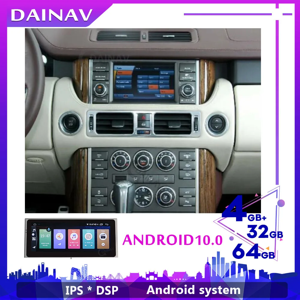 Android 10,0 Auto Radio 2 din za LAND ROVER Range Rover Evoque LRX L538 V80 2004-2012 Auto Stereo Авторадио GPS Navigacijski krunica