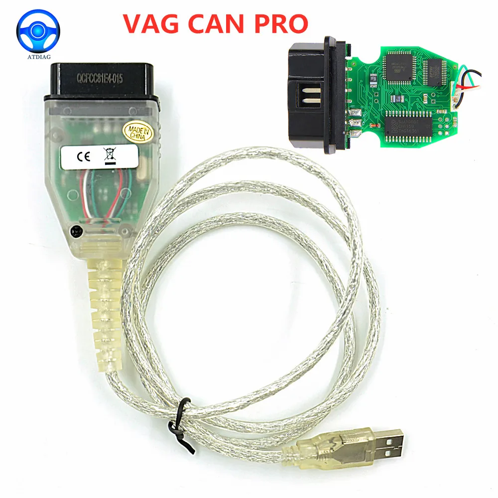 VAG CAN PRO V5.5.1 s čipom FTDI FT245RL VCP OBD2 Dijagnostičko sučelje USB Kabel, Podrška Can Bus UDS K-line S. W Verzija