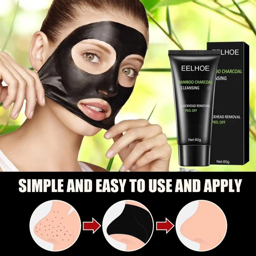 Maska za Lice 60 g Hranjiva Kontrola Ulja Prirodni Ekstrakt Liječenje Uklanja Dretvu Bambus Masku za Lice za Žene