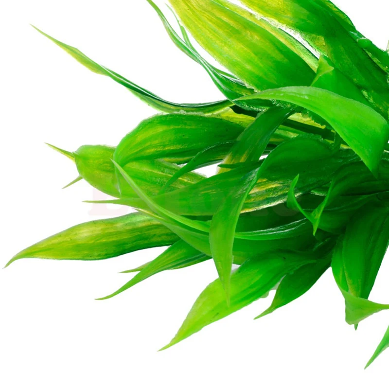 Plastična Umjetna Trava Zelene Boje Trave Vodene Biljke Visine 15 cm Promašaj za Akvarij