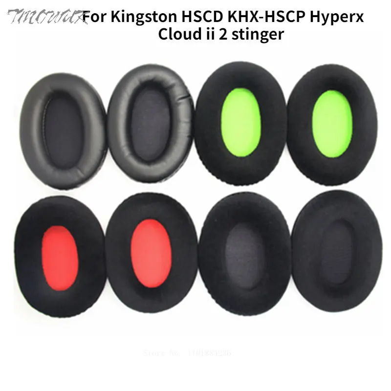 Zamjenjive jastučići za uši za Kingston HSCD KHX-HSCP Hyperx Cloud ii 2 stinger Soft core Протеиновая Spužvasto poklopac