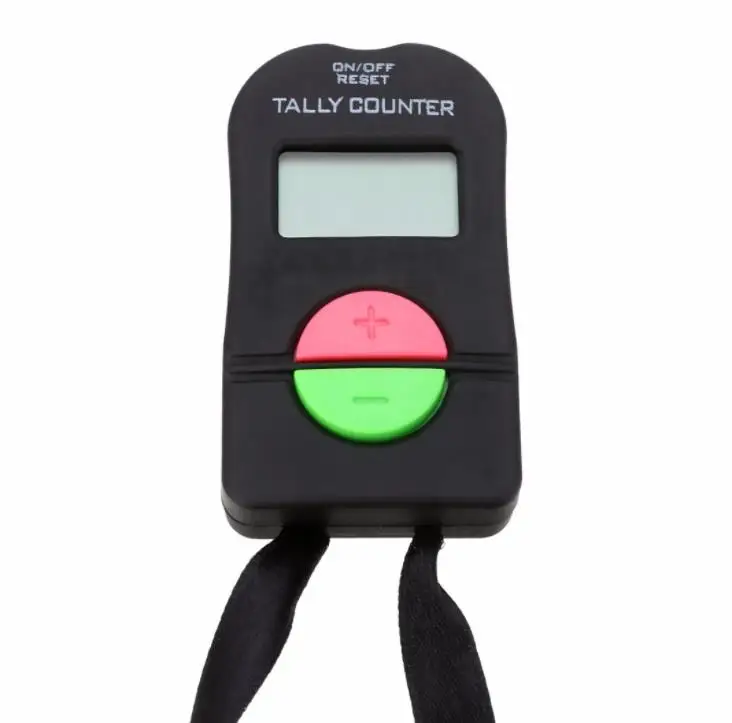 100pc Digitalni Ručni Brojač Za Golf Elektronski Ručni Kliker Sigurnosti Gym Beg Kliker Gore Dolje Neck Strap Dar SN3920