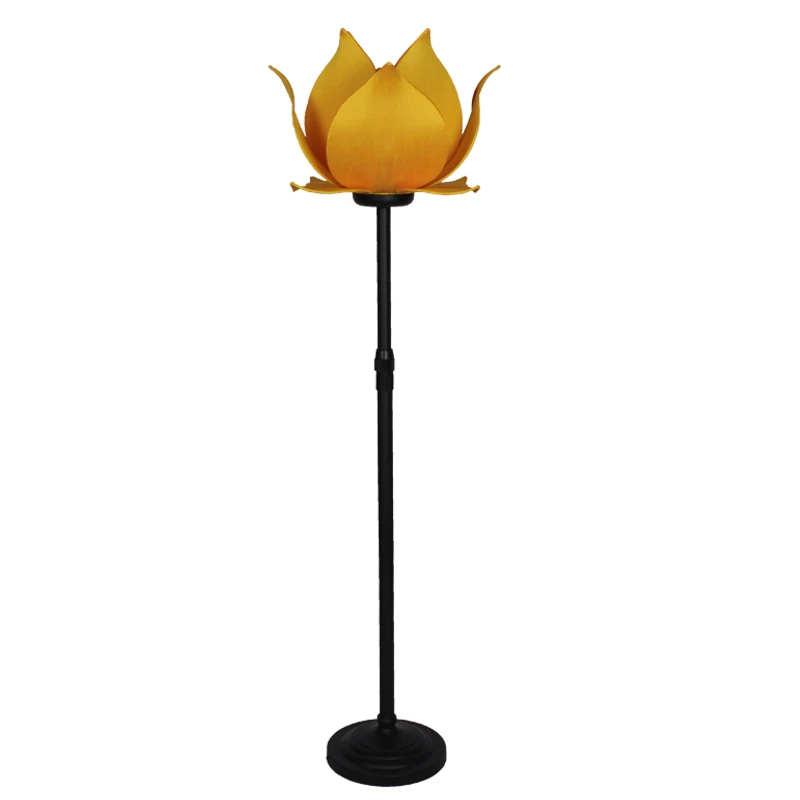 Kineska lampa podna lampa lotus klasična žarulja žarulja lotus lampa drevni stil podna lampa Zen lampa guzheng lampa kineski stil