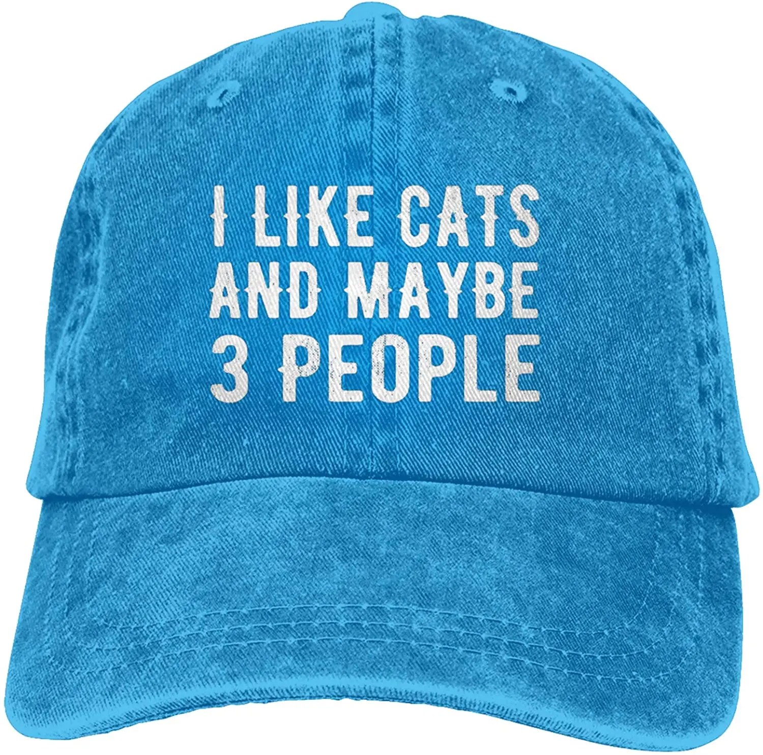 2020 Je Najprodavaniji Šešir I Like Cats Maybe 3 People, Za Ljubitelje Mačaka, Podesiva Kapu Unisex, Prati Хлопковая Kapu za Kamiondžija, Šešir Za Tatu