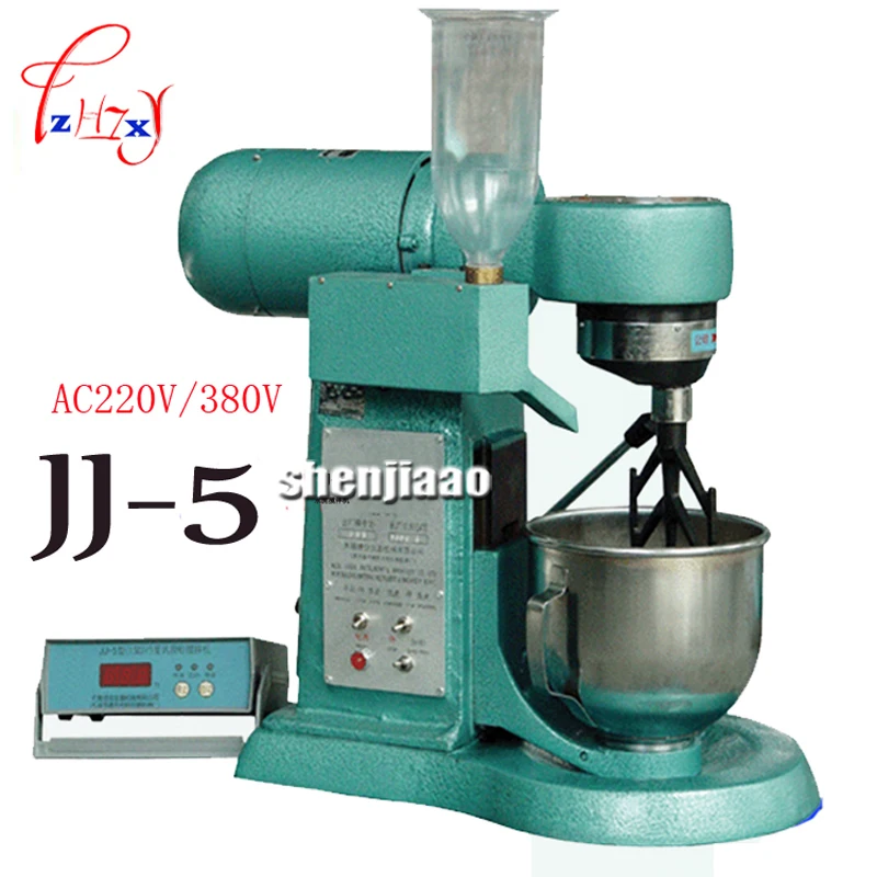 AC 220 v/380 v JJ-5 talog mikser tip talog mikser cementnog mikser 5L plastične stroj za vađenje pijeska