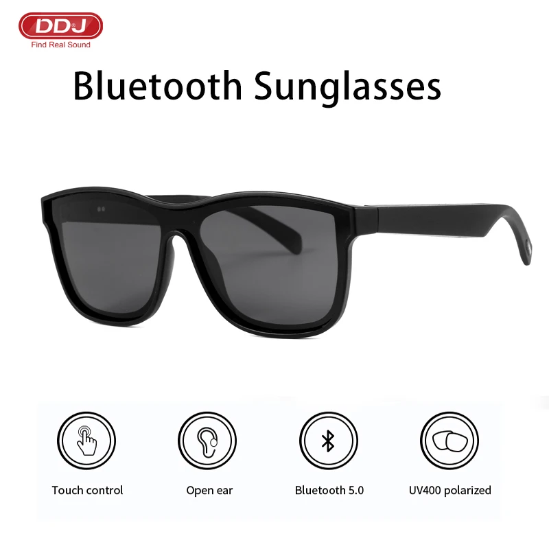 DDJ Pametne Naočale Bežične Bluetooth Sunčane Naočale S Otvorenim Ušima Slušalice Glazbe i Hands-free za Muškarce i Žene Polarizirane Leće za xiaomi