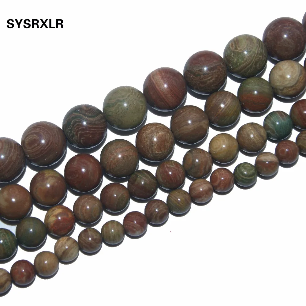 Veleprodaja Prirodnog Kamena Duga Jaspis Okrugle Perle Za Izradu Nakita DIY Narukvica i Ogrlica Materijal 6 8 10 12 MM Nit 15 