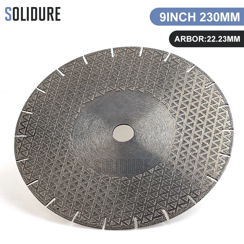 9 inča 230 mm izolacija rezna oštrica za suho ili mokro rezanje i brušenje mermera ili umjetnog kamena
