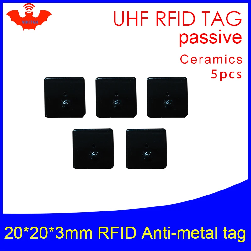 UHF RFID metalni tag 915 Mhz i 868 Mhz impinj NXP EPC 5 kom. Besplatna dostava 20*20*3 mm je mala površinska Keramika pametni pasivne RFID oznake