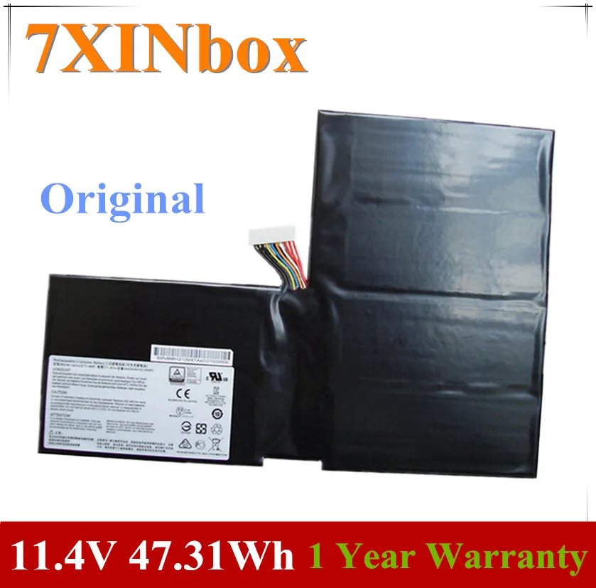 7XINbox 11,4 V 4150 mAh 47.31 wh Original Baterija za laptop BTY-M6F za MSI GS60 MS-16H2 2PL 6QE 2QE 2PE 2QC 2QD 6QC 6QC-257XCN