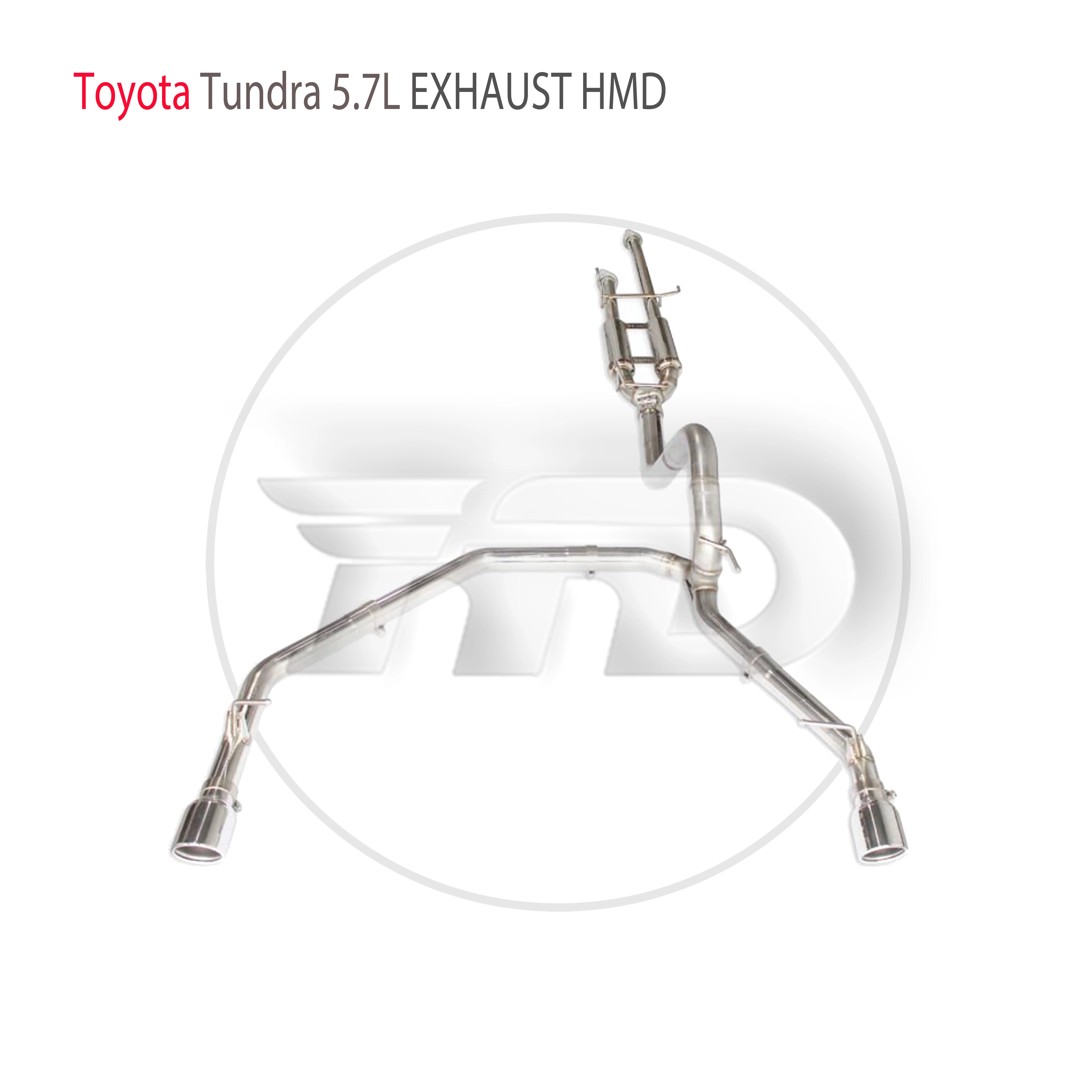 Performance Ispušni Sustav od Nehrđajućeg Čelika HMD Catback za Toyota Tundra 5.7 L Automatska Zamjena Elektronski Ventil Modifikacija