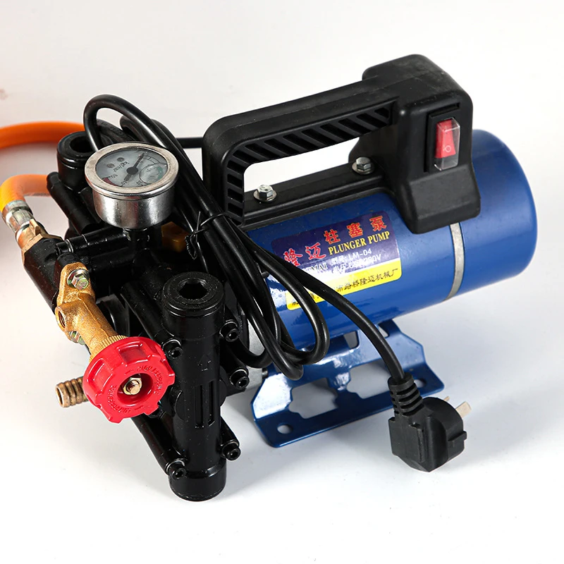 Prijenosni klipno pumpa 12-220 U električni prskalica 16Л/min, dva cilindra, vodena pumpa visokog pritiska Voće stabla опрыскивающий pumpa