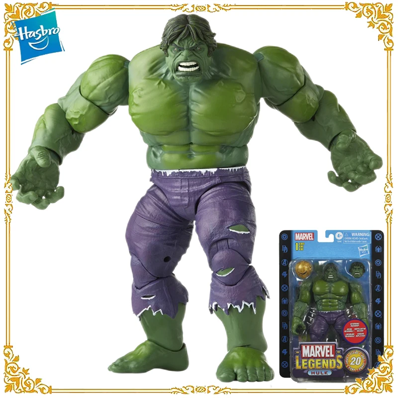 Originalna Serija Hasbro Marvel Legends 20TH Anniversary 1 Hulk 6-Inčni Anime Lik Naplativa Model Igračke, Pokloni Za Rođendan